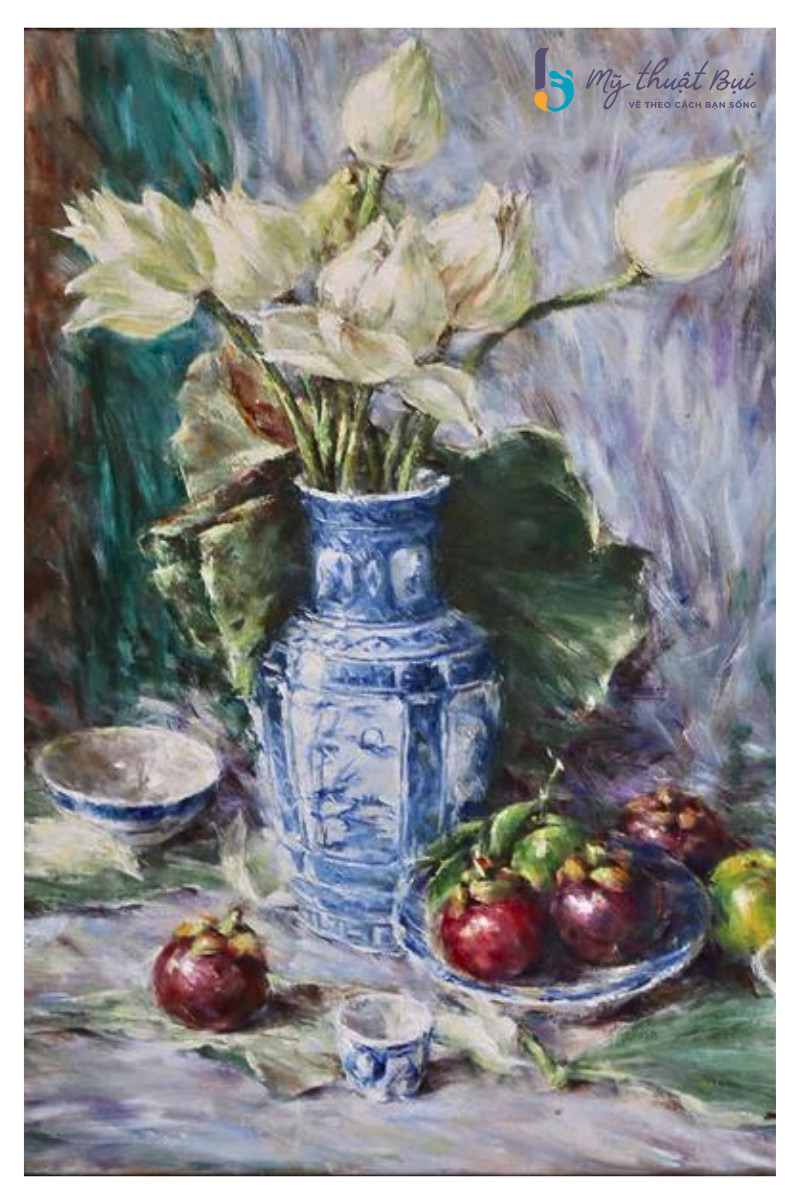 Hướng dẫn cách vẽ hoa sen cực đẹp