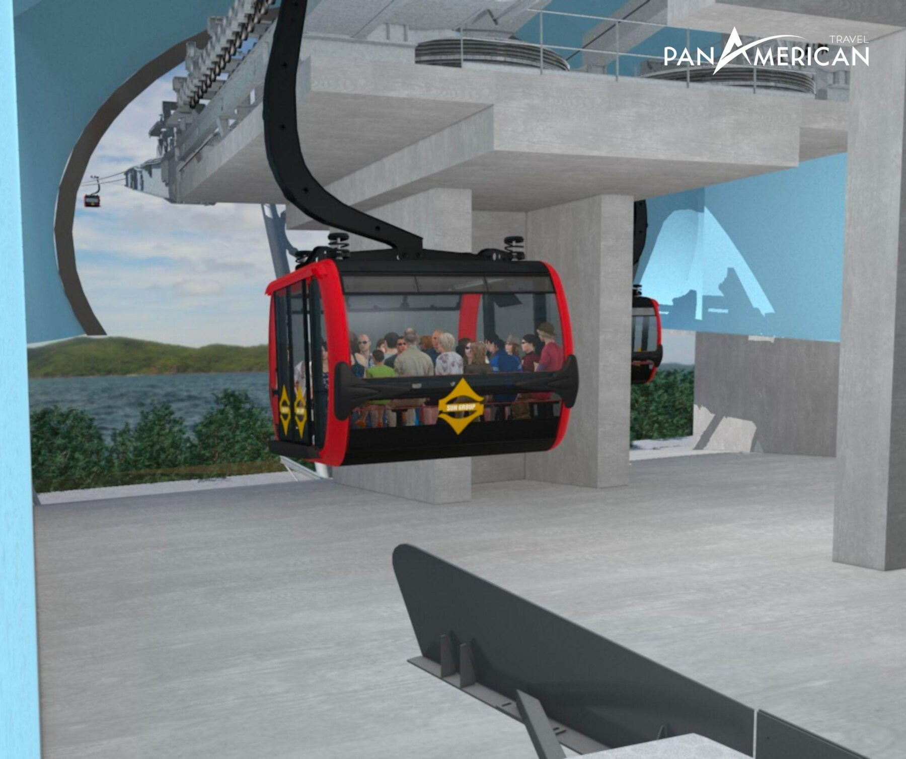 Hệ thống cáp treo tân tiến