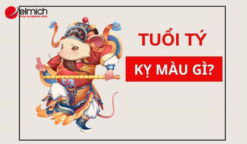 Bảng màu phong thủy tương khắc cần tránh cho người tuổi Tý