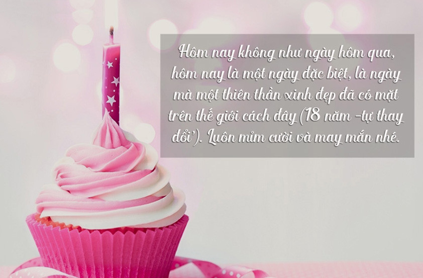 Thiệp chúc mừng sinh nhật với lời chúc Happy Birthday to Me