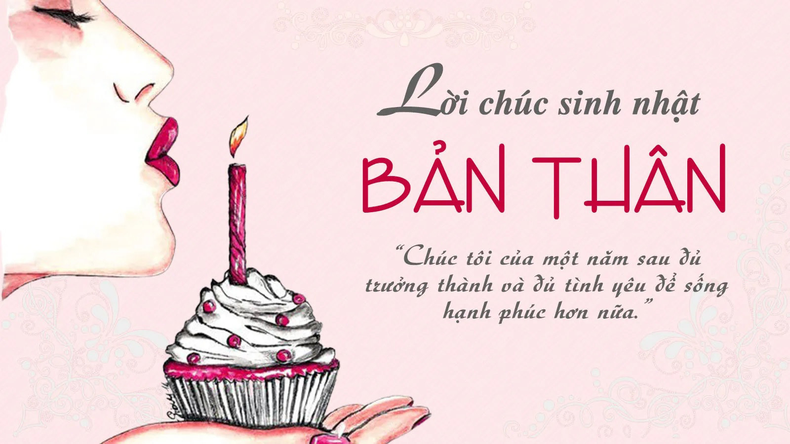 Lá»i chÃºc sinh nháº­t cho báº£n thÃ¢n