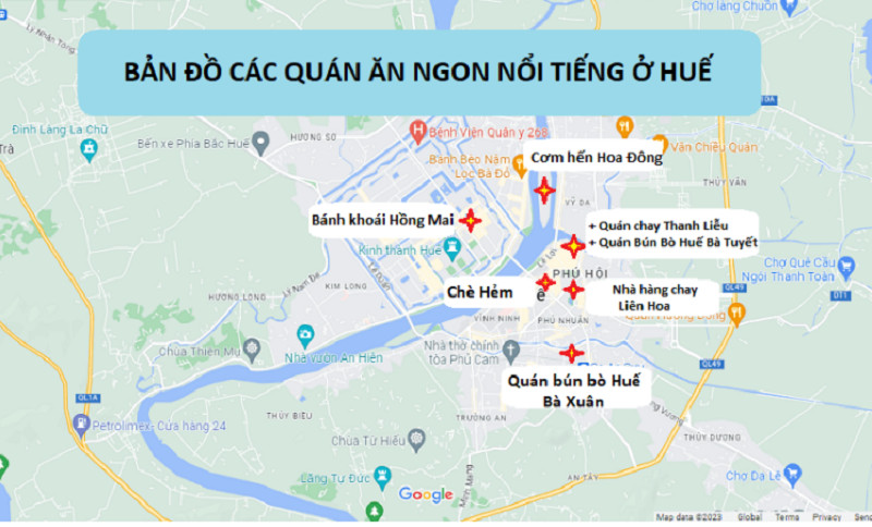 Khám phá các quán ăn ngon ở Huế