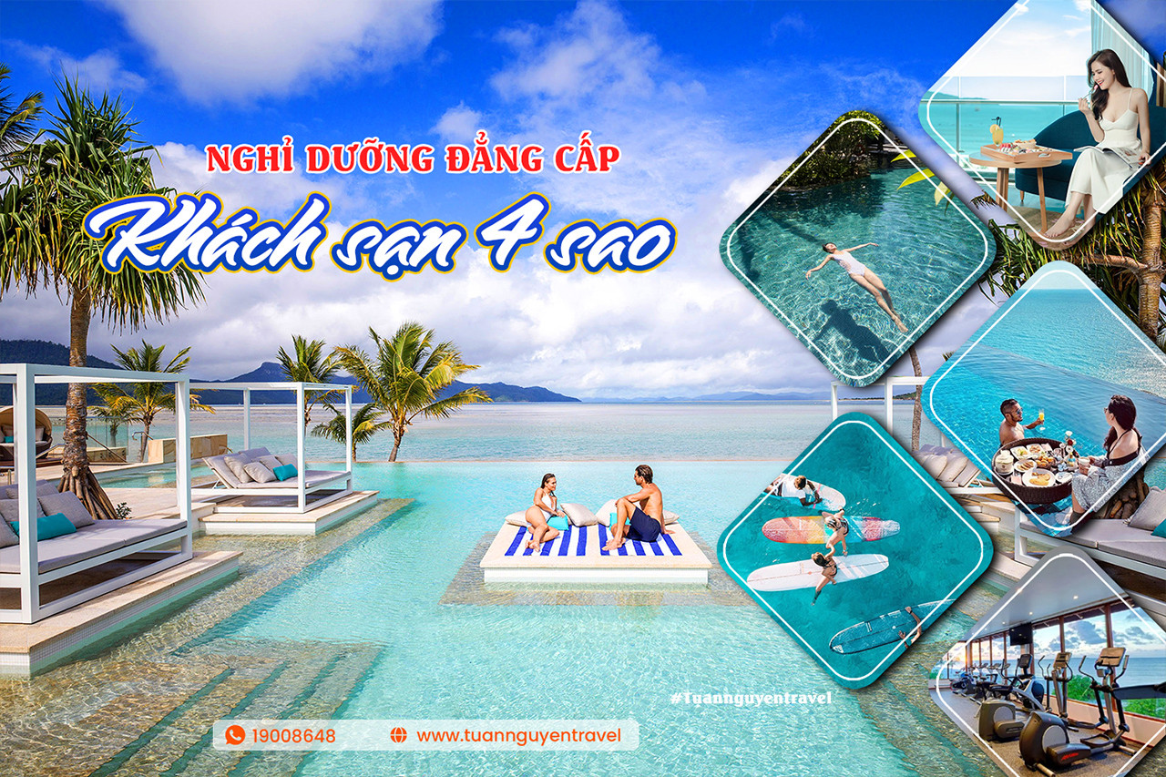 Nghỉ dưỡng tại khách sạn 4 sao ven biển Mỹ Khê