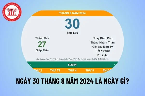 Hình ảnh minh họa chung về Ngày 30 tháng 8 và các sự kiện liên quan