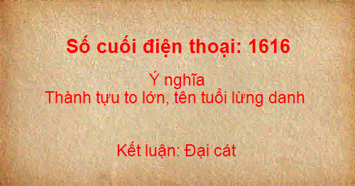 Bảng tra cứu kết quả bói sim đại cát