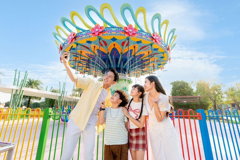 Cảnh quan một khu vực trong Công Viên Grand Park