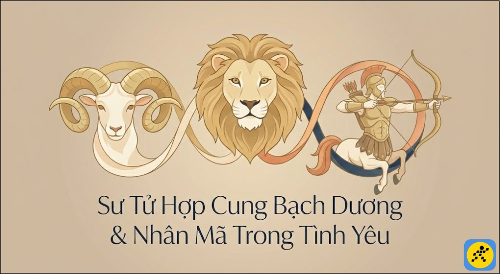 Sư Tử hợp với cung Bạch Dương và Nhân Mã trong tình yêu