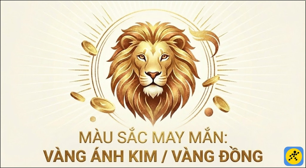 Màu Vàng ánh kim hay vàng đồng là màu của vương quyền, sự giàu sang và quyền lực