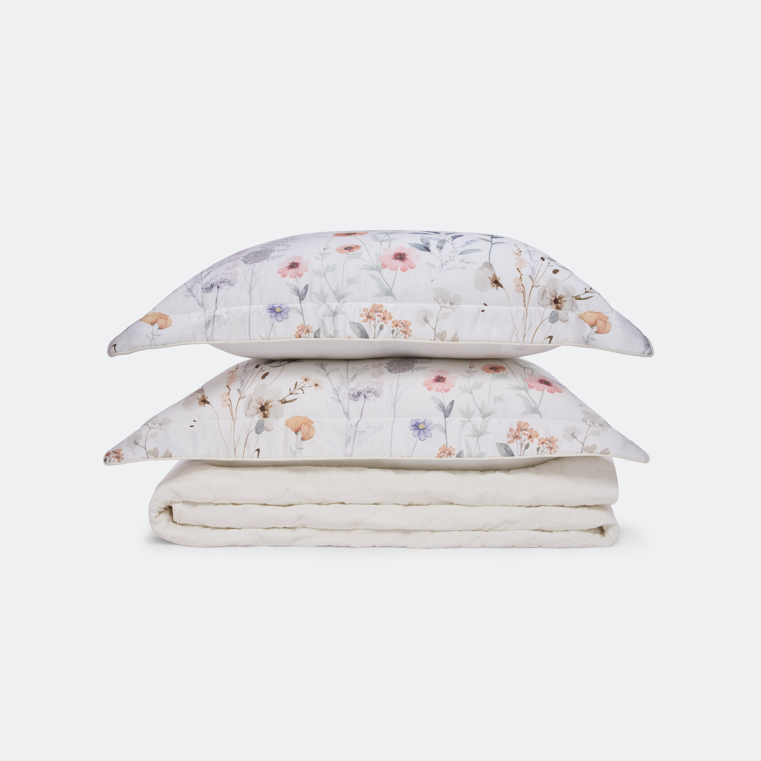 Hình ảnh cận cảnh chất liệu và họa tiết bộ chăn ga EPT25018