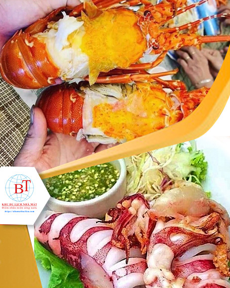 Đĩa hải sản tươi ngon được bày biện hấp dẫn tại một nhà hàng ở Bạc Liêu