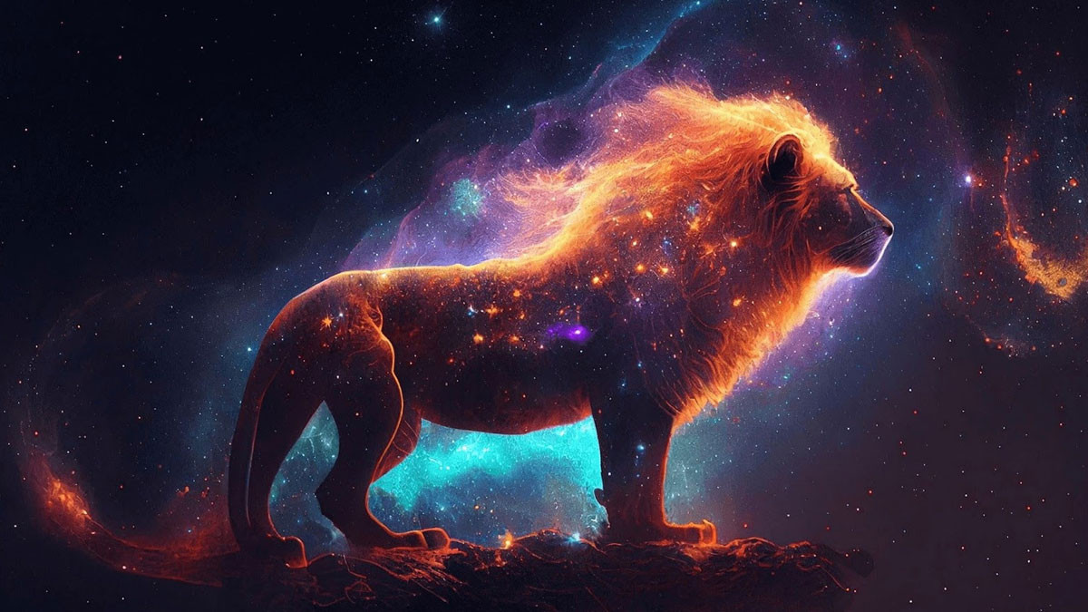 Hai biểu tượng đại diện cho nguyên tố Lửa của Sư Tử và nguyên tố Đất của Xử Nữ, thể hiện vận mệnh người sinh tháng 8