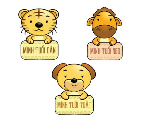 Ba con giáp Dần, Ngọ, Tuất, biểu tượng của sự tam hợp