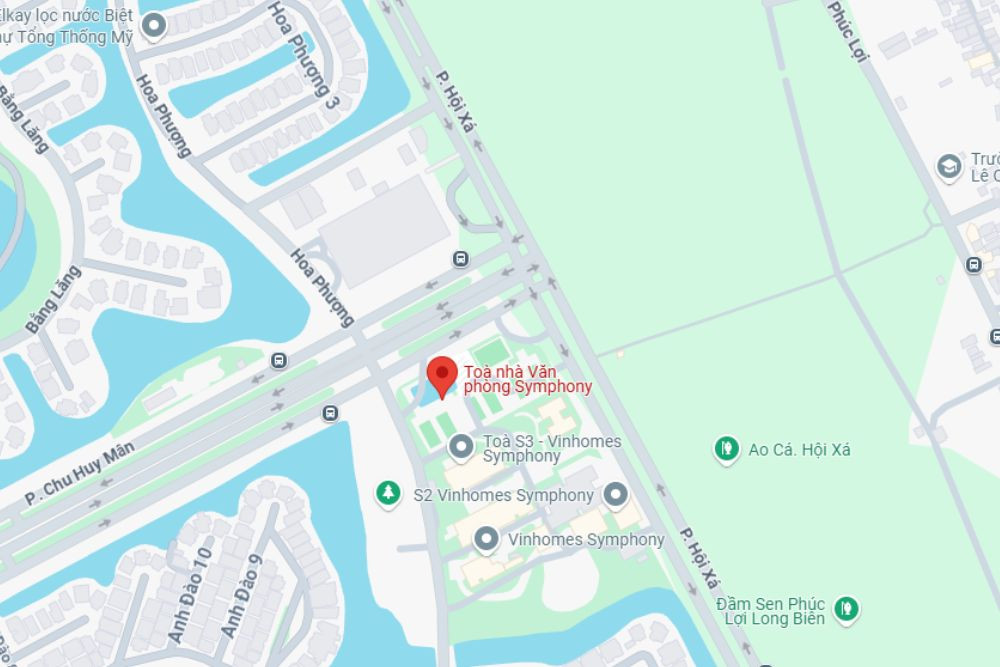 Địa chỉ văn phòng chính của hãng taxi điện Xanh SM tại Long Biên, Hà Nội