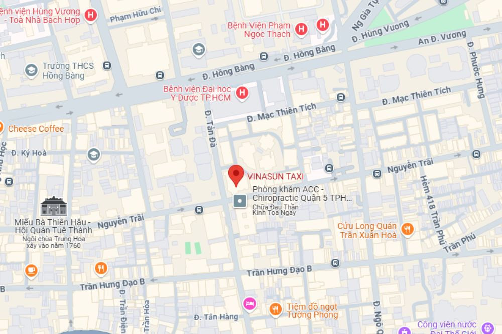 Tòa nhà hãng xe Vinasun Tower 648 Nguyễn Trãi, Phường 11, Quận 5