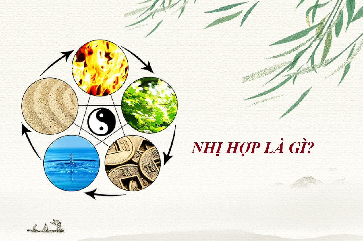 Sơ đồ 12 Địa Chi và các cặp Nhị Hợp tương ứng