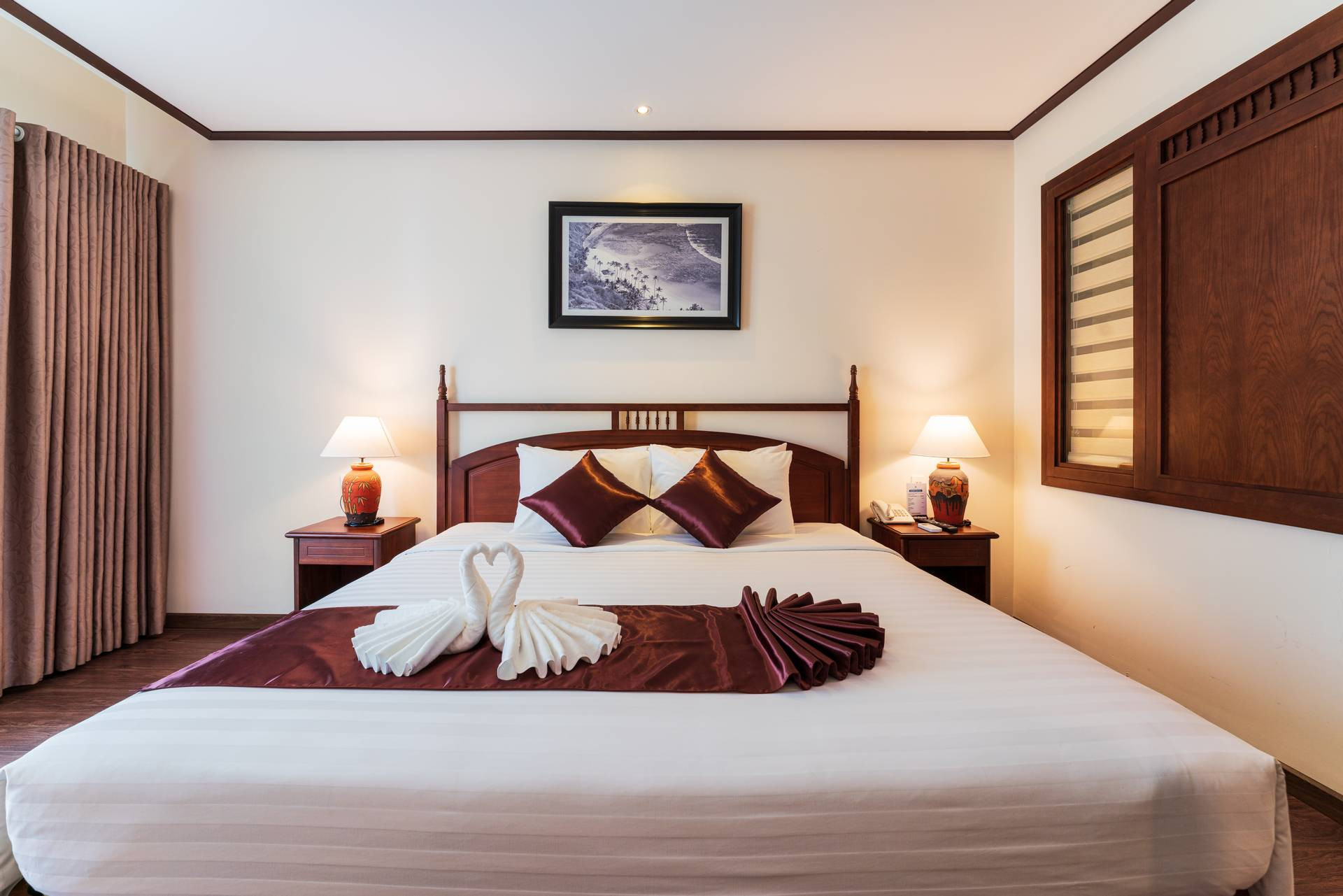 Phòng Deluxe với giường đôi tại Trần Viễn Đông Hotel