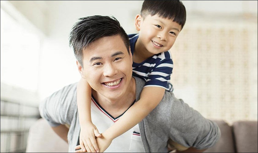 Tình cảm cha con luôn bền chặt