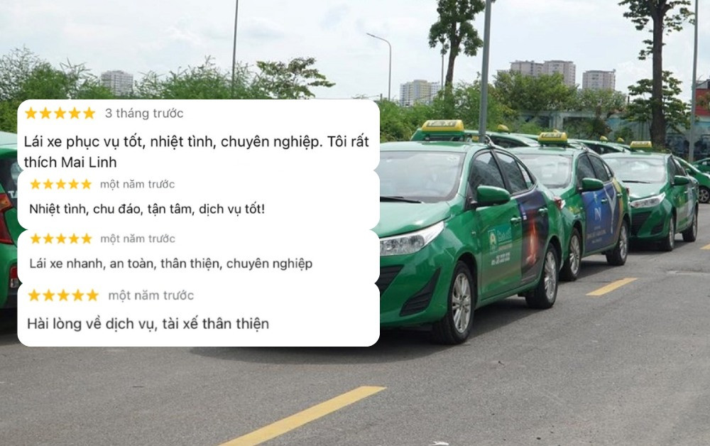 Dịch vụ của taxi Mai Linh luôn làm hài lòng khách hàng