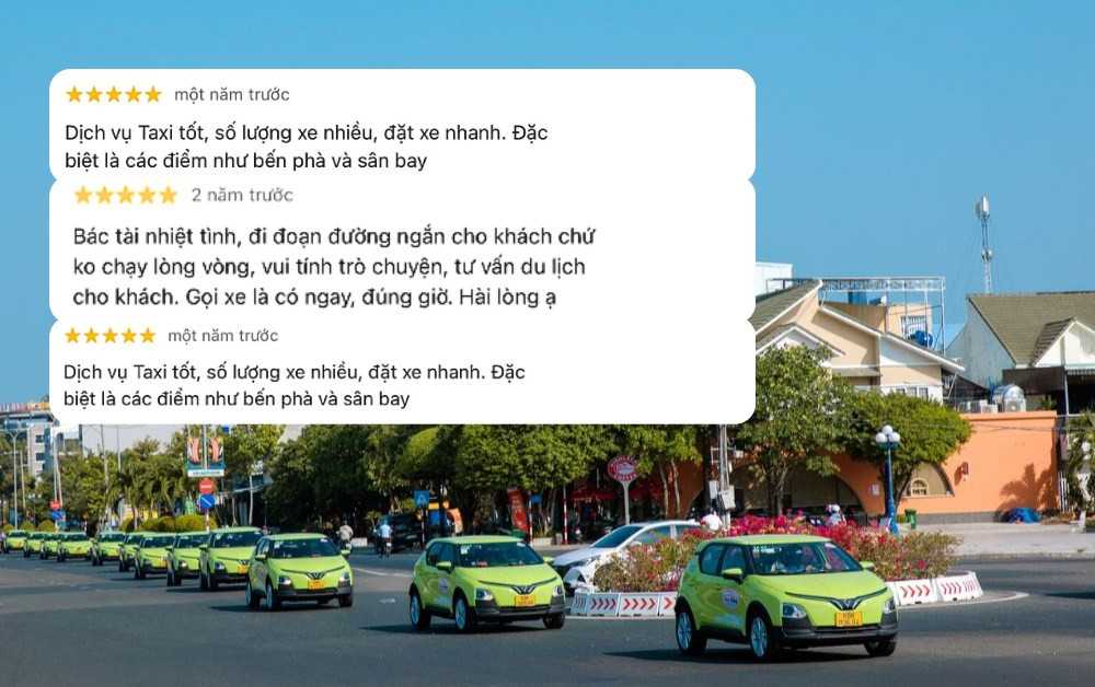 Nhận xét của khách hàng đã từng sử dụng dịch vụ taxi Nam Thắng tại Kiên Giang