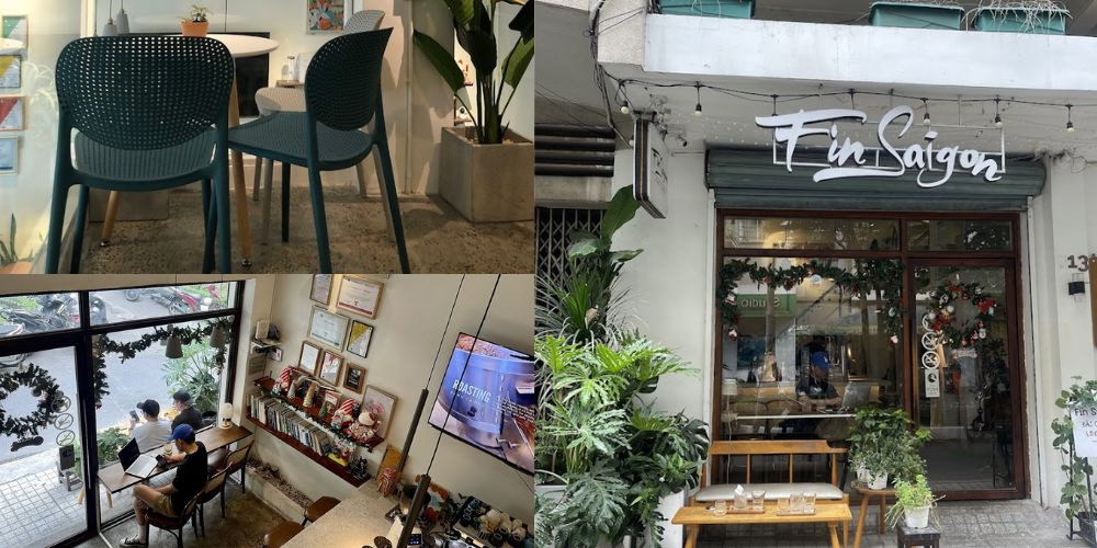 Fin Saigon Cafe nằm tại một căn chung cư cũ, mang đến không gian hoài niệm