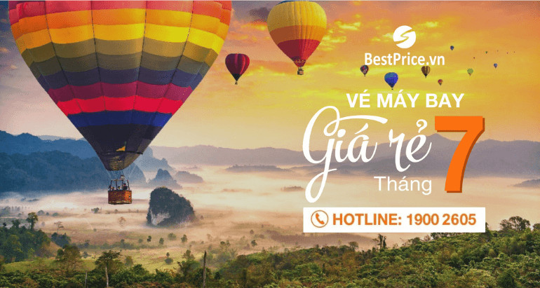 Tổng quan về vé máy bay giá rẻ tháng 7