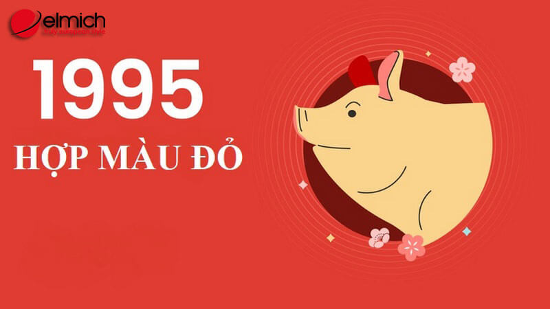 Màu đỏ là màu hợp nhất với người sinh năm 1995