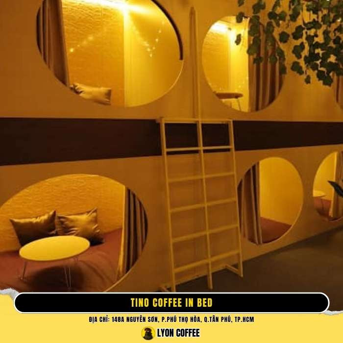 TINO Coffee In Bed với thiết kế không gian độc đáo, sáng tạo