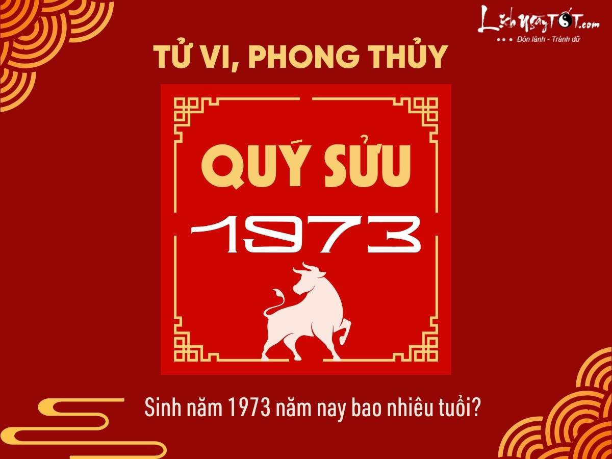 Người sinh năm 1973 sẽ bước sang tuổi 53 dương lịch và 54 tuổi âm lịch vào năm 2026