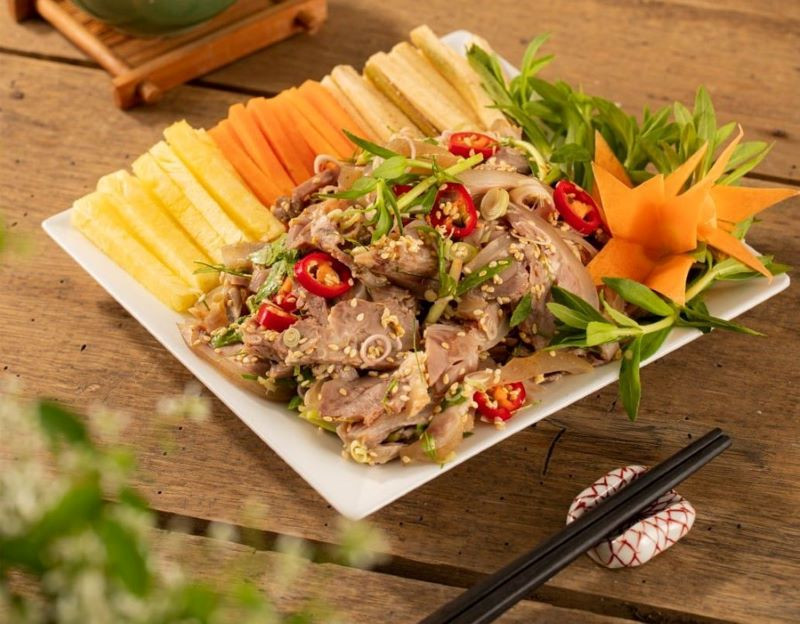 Món dê núi tái chanh trứ danh của Ninh Bình, hương vị khó quên cho du khách