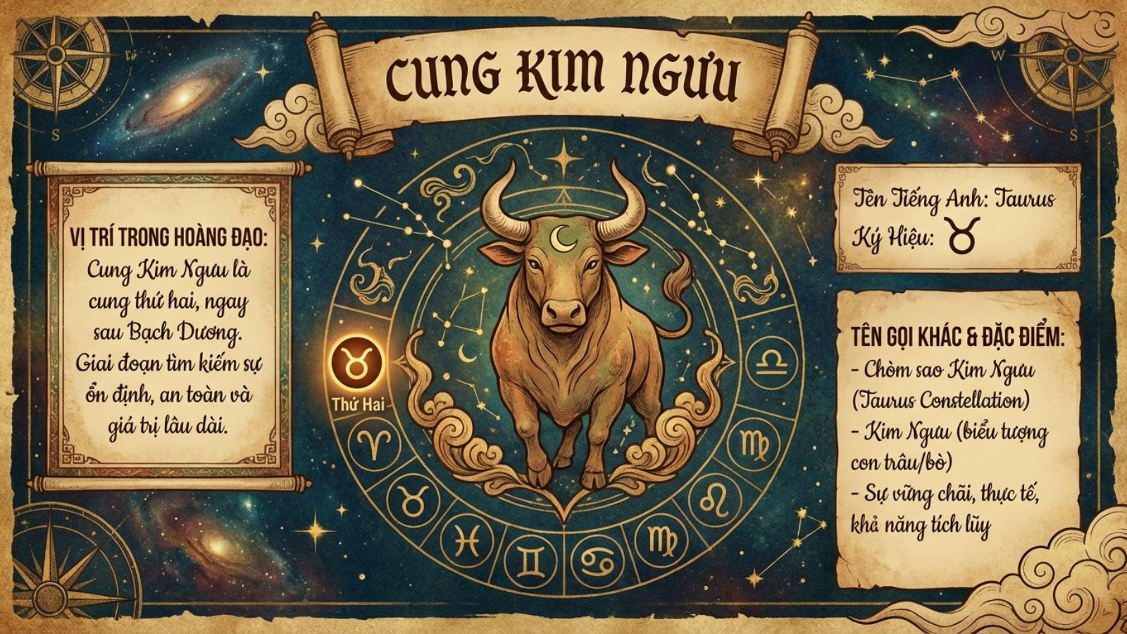 Tổng quan về cung Kim Ngưu