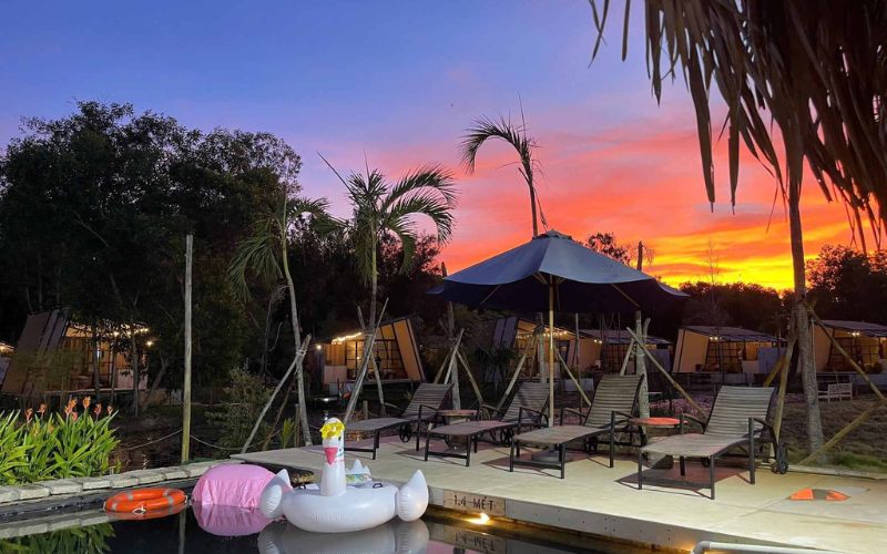 Glamping gần Sài Gòn kết hợp thiên nhiên, tiện nghi và thuận tiện cho những chuyến đi cuối tuần