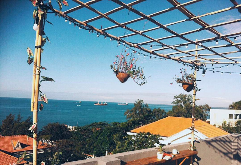 View ngắm biển tuyệt đẹp từ Sea La Vie Homestay Vũng Tàu