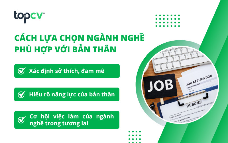Cách lựa chọn ngành nghề phù hợp với bản thân