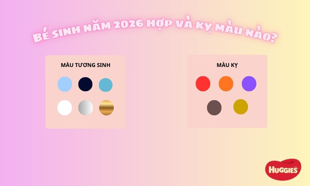 Bé sinh năm 2026 (mệnh Thủy) hợp với gam màu xanh