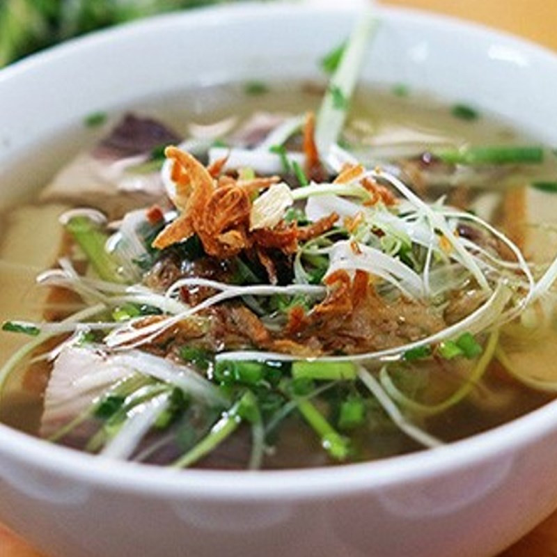 Thành phẩm bánh canh chả cá Quy Nhơn sau khi chế biến
